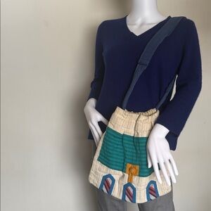 Handmade Vintage 100% cotton Shoulder bag